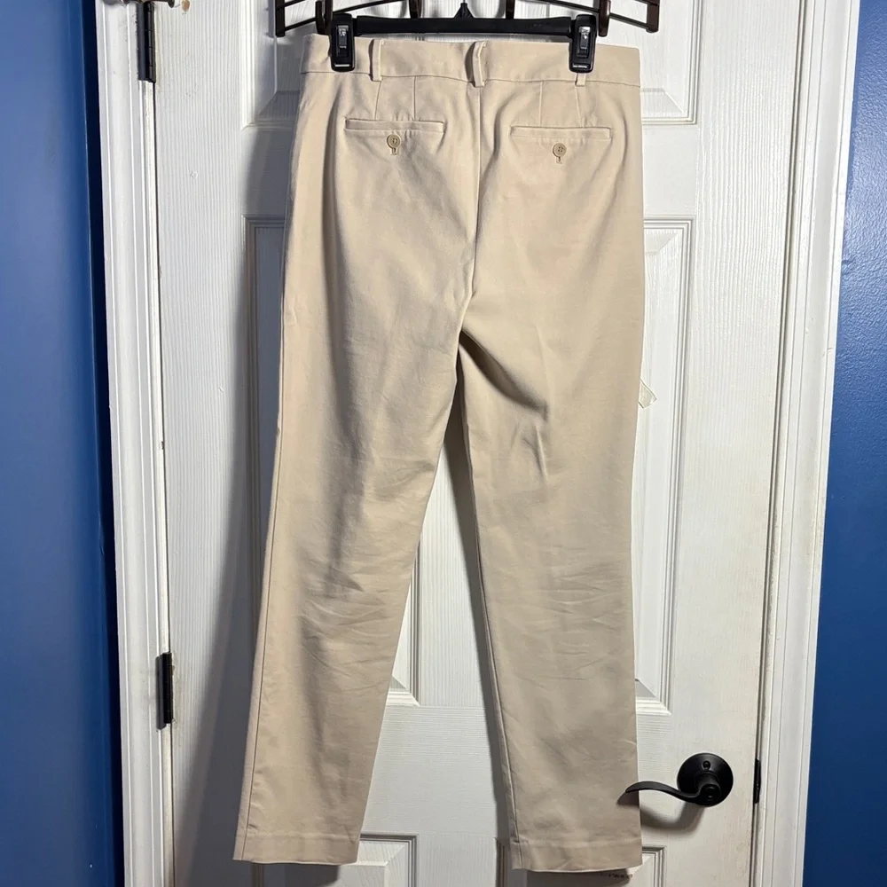 Talbots Newport Chino Tan Pant Size 6 - Picture 2 of 9